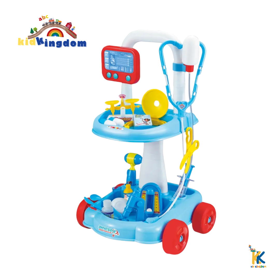 Kids Doctor Playset Trolley Toy (Role Play & Educational)