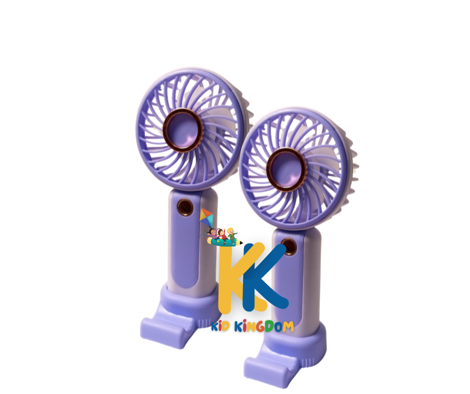 Mini Rechargeable Handheld Fan – Portable Cooling for Kids & Adults