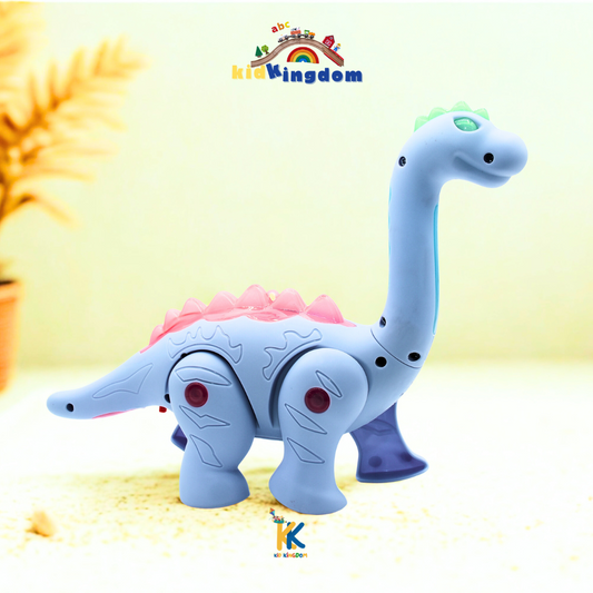 Electric Pet Dinosaur Toy with Lights & Music | Walking Brontosaurus Toy