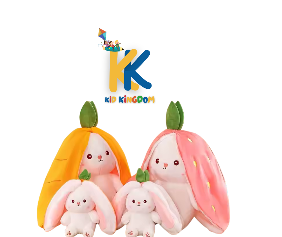 Hidden Bunny Plush Toy – Convertible Zip-Ear Surprise