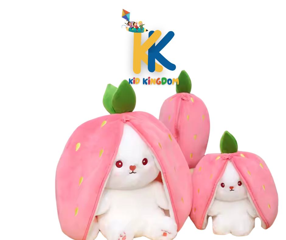 Hidden Bunny Plush Toy – Convertible Zip-Ear Surprise