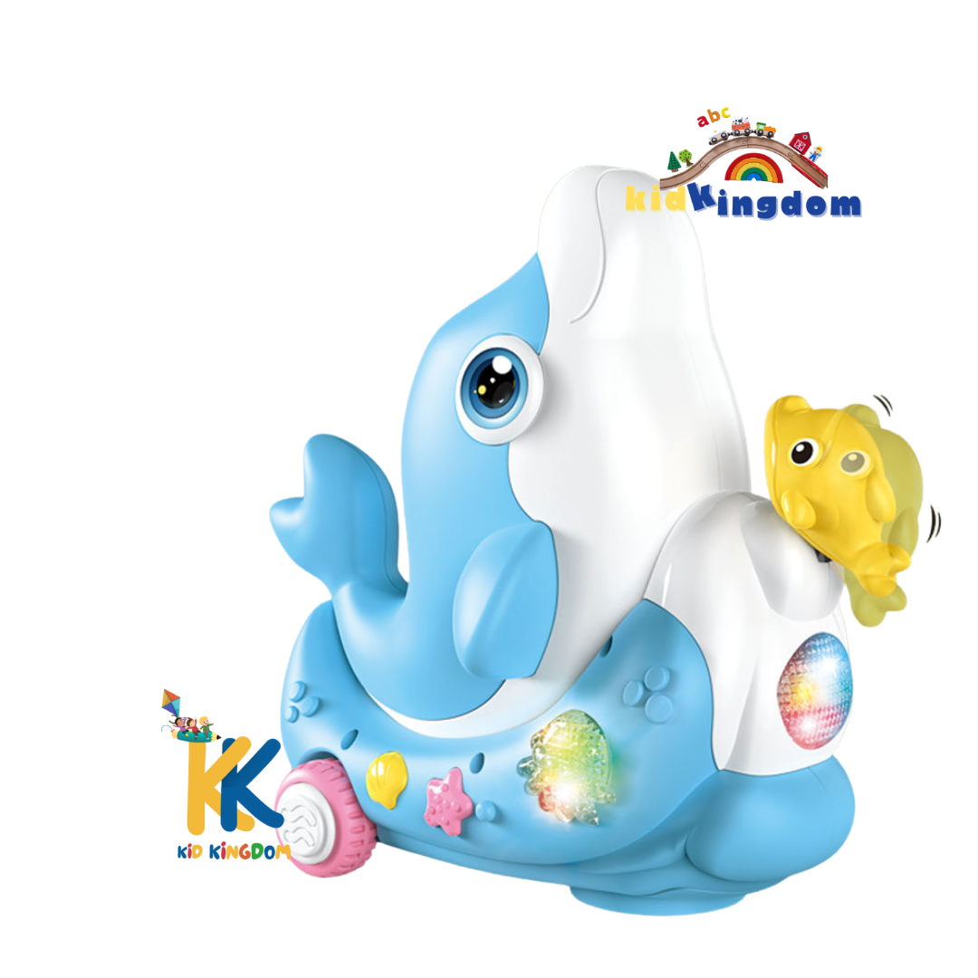 Magic Dolphin Balancing Ball Toy with Lights & Music