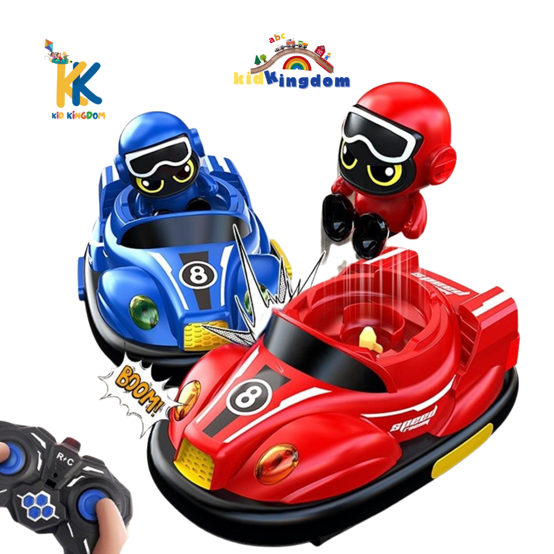 Remote Control Bumper Car Set – Collision Ejector Action (2 Cars)