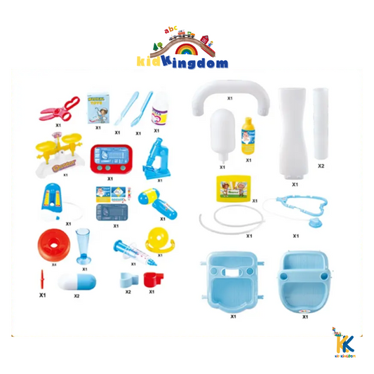 Kids Doctor Playset Trolley Toy (Role Play &amp; Educational)