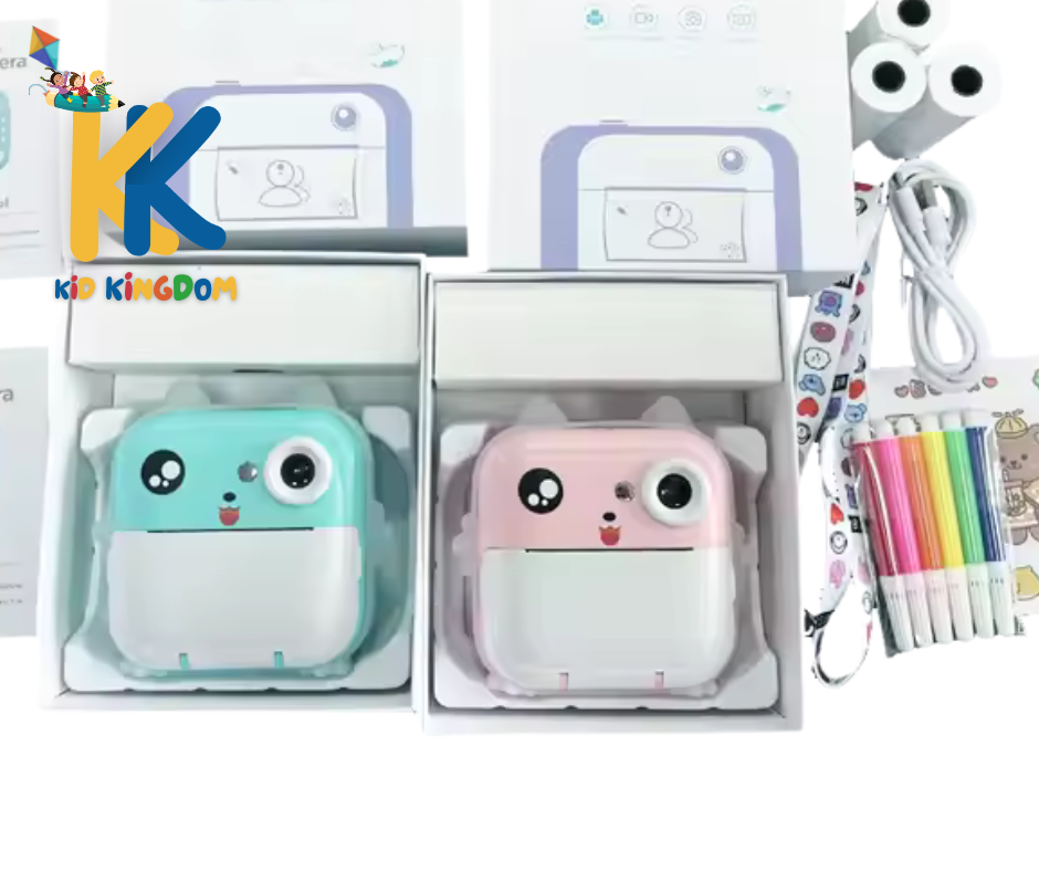 Kids Digital Camera with Instant Thermal Printer – Fun & Creative Toy for Little Photographers