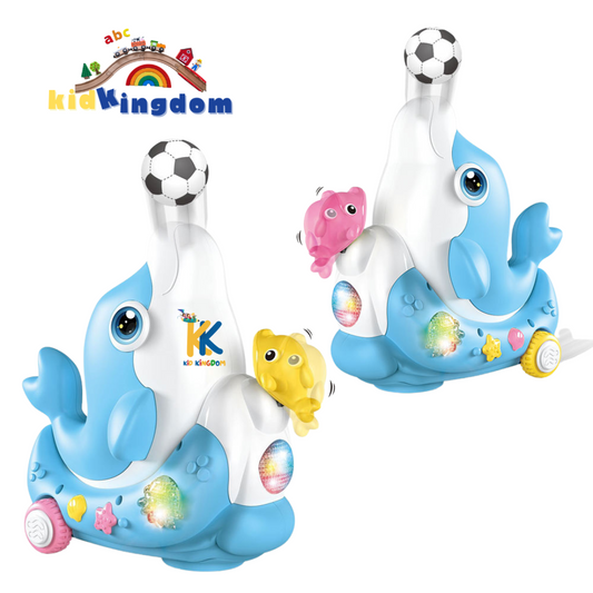 Magic Dolphin Balancing Ball Toy with Lights & Music