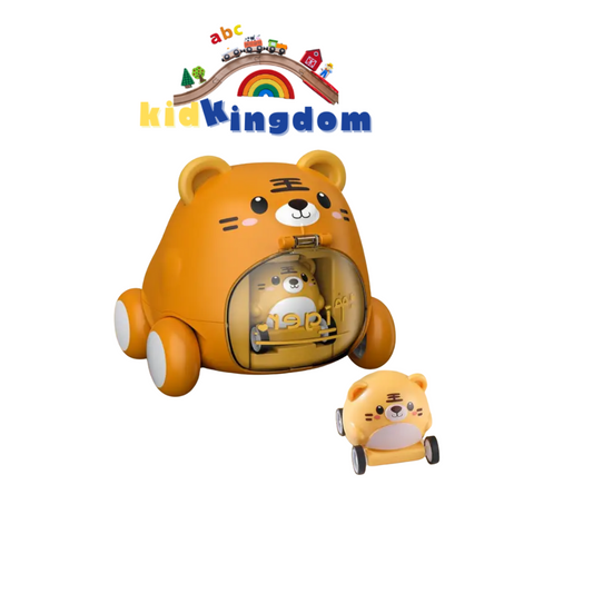 Animal Fun Shooting Car – Surprise Puppy & Tiger Cub Toy