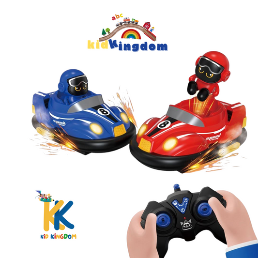 Remote Control Bumper Car Set – Collision Ejector Action (2 Cars)