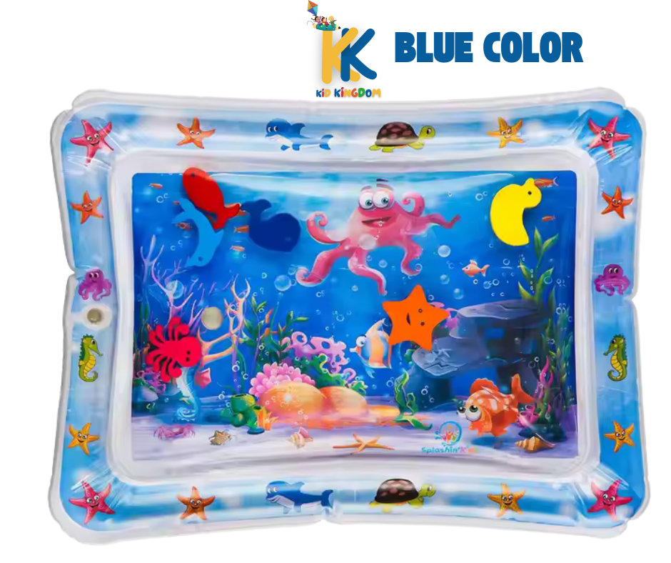 Inflatable Tummy Time Water Mat for Babies and Toddlers – Fun Sensory Play Mat