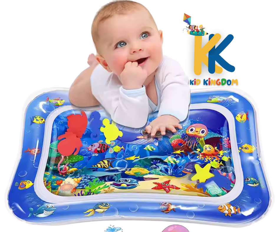 Inflatable Tummy Time Water Mat for Babies and Toddlers – Fun Sensory Play Mat
