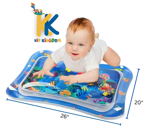 Inflatable Tummy Time Water Mat for Babies and Toddlers – Fun Sensory Play Mat