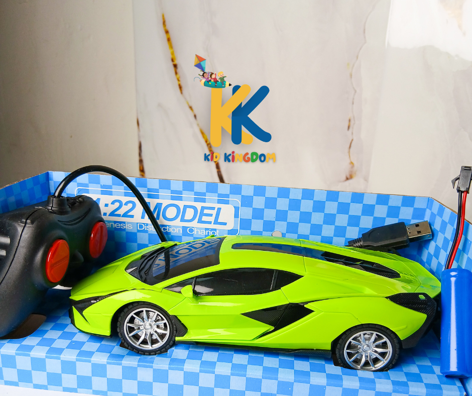 Remote Control Sports Car – Sleek Design, Fast Action, Kids Favorite