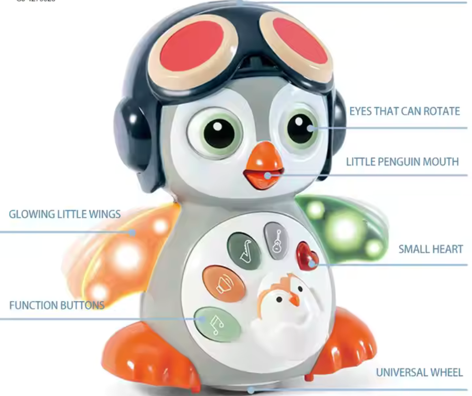 Rocking Penguin Musical Toy – Dancing Light & Sound Toy for Kids