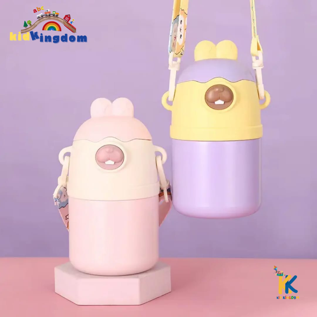 Steel Rabbit Shaped Bunny Bottle (Hot & Cold)