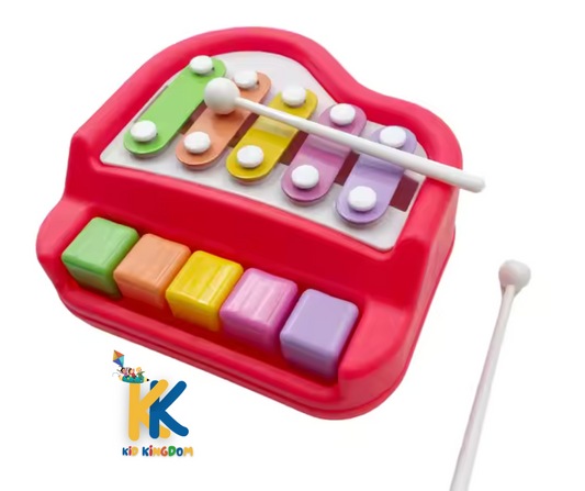 2-in-1 Xylophone Piano Toy – Musical Keyboard for Toddlers