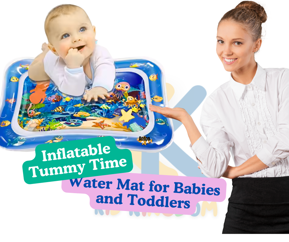 Inflatable Tummy Time Water Mat for Babies and Toddlers – Fun Sensory Play Mat