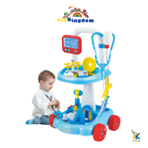 Kids Doctor Playset Trolley Toy – Educational Medical Role Play Kit with Accessories