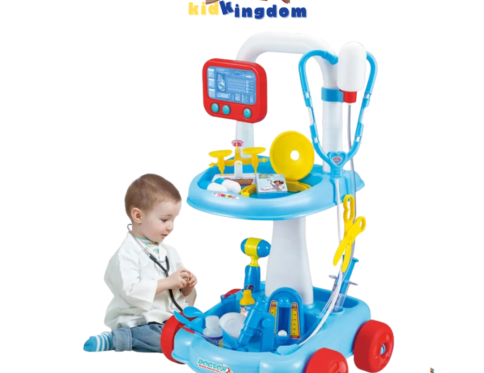 Kids Doctor Playset Trolley Toy – Educational Medical Role Play Kit with Accessories