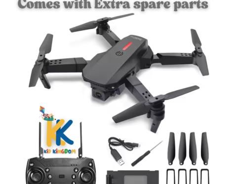 Foldable Drone Toy with Camera – Kids Flying Drone with Mobile Connectivity