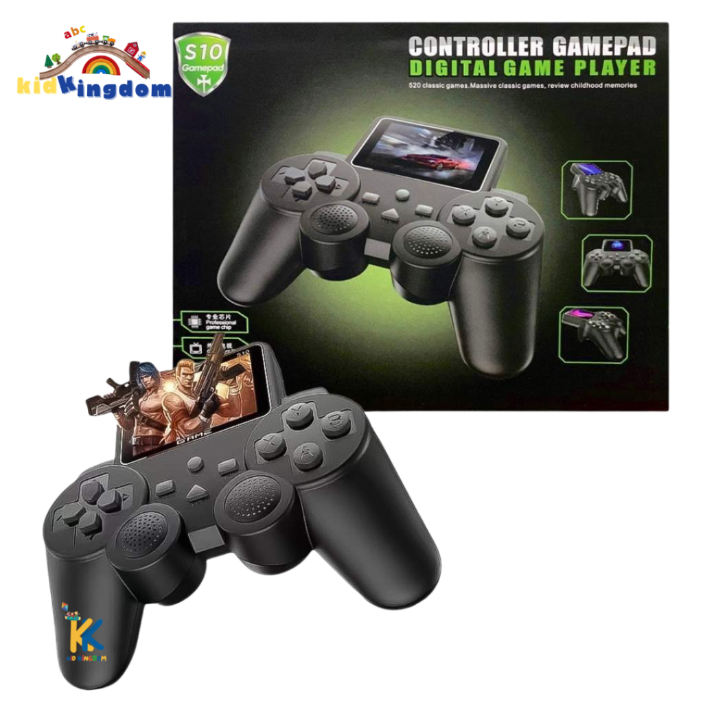S10 Handheld Gamepad Console – 520 Built-In Classic NES/FC Games with TV Output