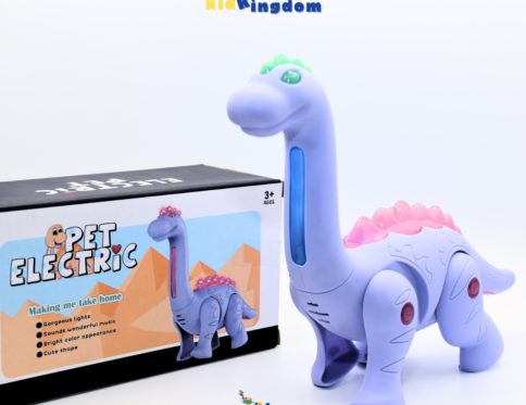 Electric Pet Dinosaur Toy – Walking, LED Lights & Musical Fun for Kids
