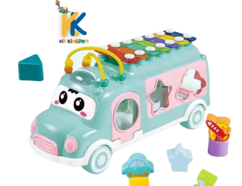3-in-1 Xylophone Puzzle Bus