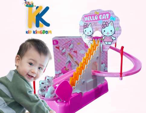 Hello Cat Climbing Toy with Music & Lights – Fun Interactive Toy for Kids