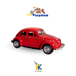 Vintage Red Die-Cast Beetle Toy Car | Classic Metal Collectible