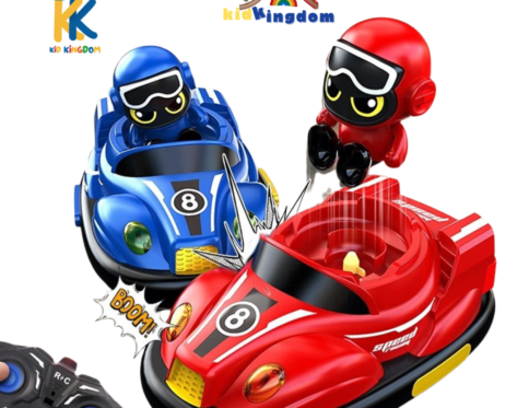 Crash Battle RC Bumper Cars Set with Driver Ejector – Dual Player Action Toy