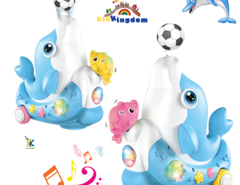 Magic Dolphin Balancing Ball Toy with Lights & Music – Dancing Interactive Toy for Kids