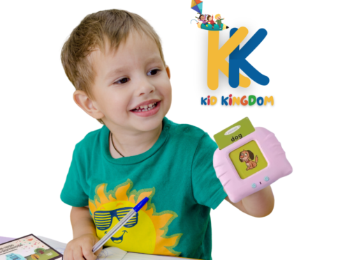 Flashcard Reader Game for Kids – Rechargeable Learning Toy with 300 Cards