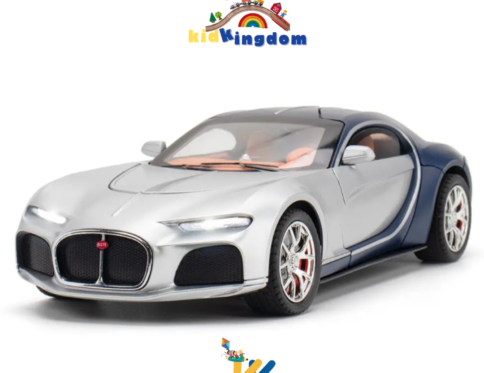 Bugatti Atlantic Metal Die-Cast Car Toy – Luxury Miniature Supercar with Lights & Opening Doors