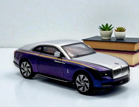 Rolls-Royce Wraith Style Die-Cast Metal Car with Lights, Sound & Opening Doors