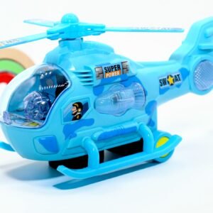 SWAT Super Power Toddler Helicopter – Interactive Toy with Flashing Lights, Rescue Sounds & Automatic Movement