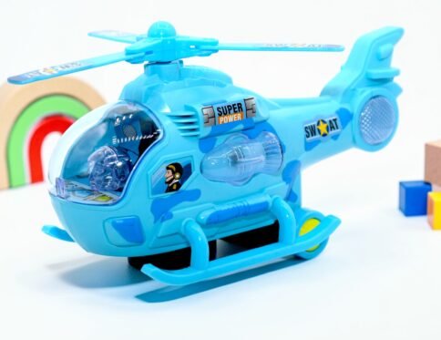 SWAT Super Power Toddler Helicopter – Interactive Toy with Flashing Lights, Rescue Sounds & Automatic Movement