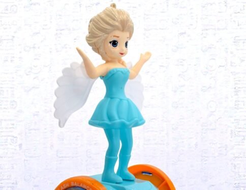 Dancing Ice Queen Balance Car – Interactive Musical Doll with 3D Flashing Lights & 360° Rotating Action
