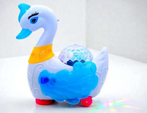 nteractive Musical Swan Toy – Elegant 3D LED Light-Up Duck Toy with Automatic Movement & Sound Effects