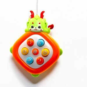 Interactive Dino Pop-It Fidget Game – Stress Relief Push Bubble Toy for Kids’ Concentration & Fine Motor Skills