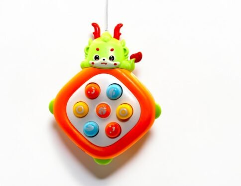 Interactive Dino Pop-It Fidget Game – Stress Relief Push Bubble Toy for Kids’ Concentration & Fine Motor Skills