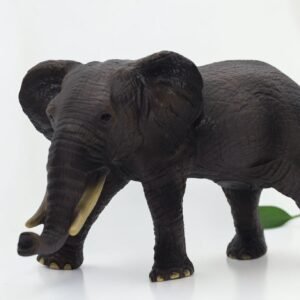 Realistic African Elephant Toy Figure – Detailed Safari Wildlife Animal Model for Kids
