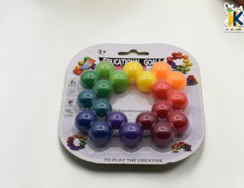Rainbow Sensory Fidget Ball – Interactive 3D Puzzle for Kids’ Fine Motor Skills & Stress Relief