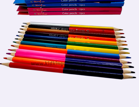 Double Sided Colored Pencils 12 Pack (24 colors)