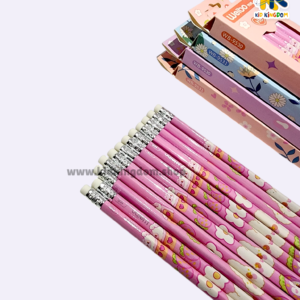 Cute Pattern HB Pencils 12 Pack
