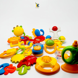 23 piece newborn baby rattle and teether toy set collection by Kid Kingdom