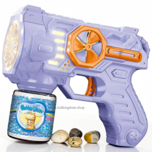 Kids multi hole electric automatic bubble gun toy by Kid Kingdom