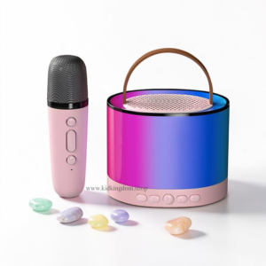 Interactive singing toy and bluetooth audio player with light effects for kids birthday gift