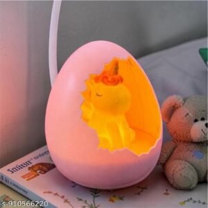 Kids Rechargeable Unicorn Egg Shell Desk Lamp