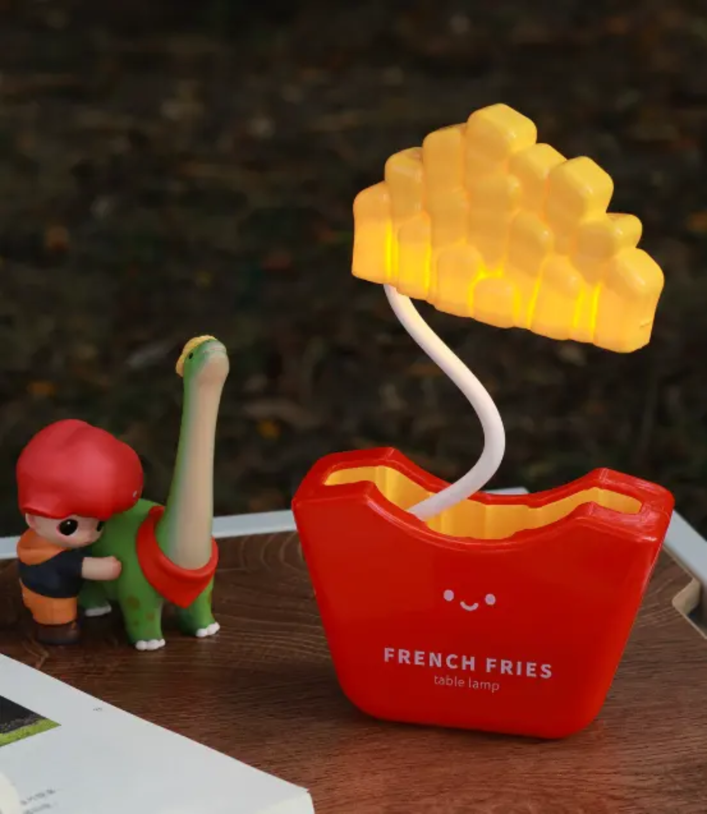 Kids French Fries Creative Desk Lamp & Pen Holder