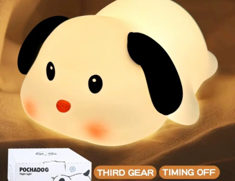 Kids Pochadog Soft Silicone Rechargeable Night Light