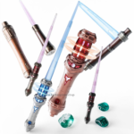 Kids Rechargeable Telescopic LED Lightsaber Toy